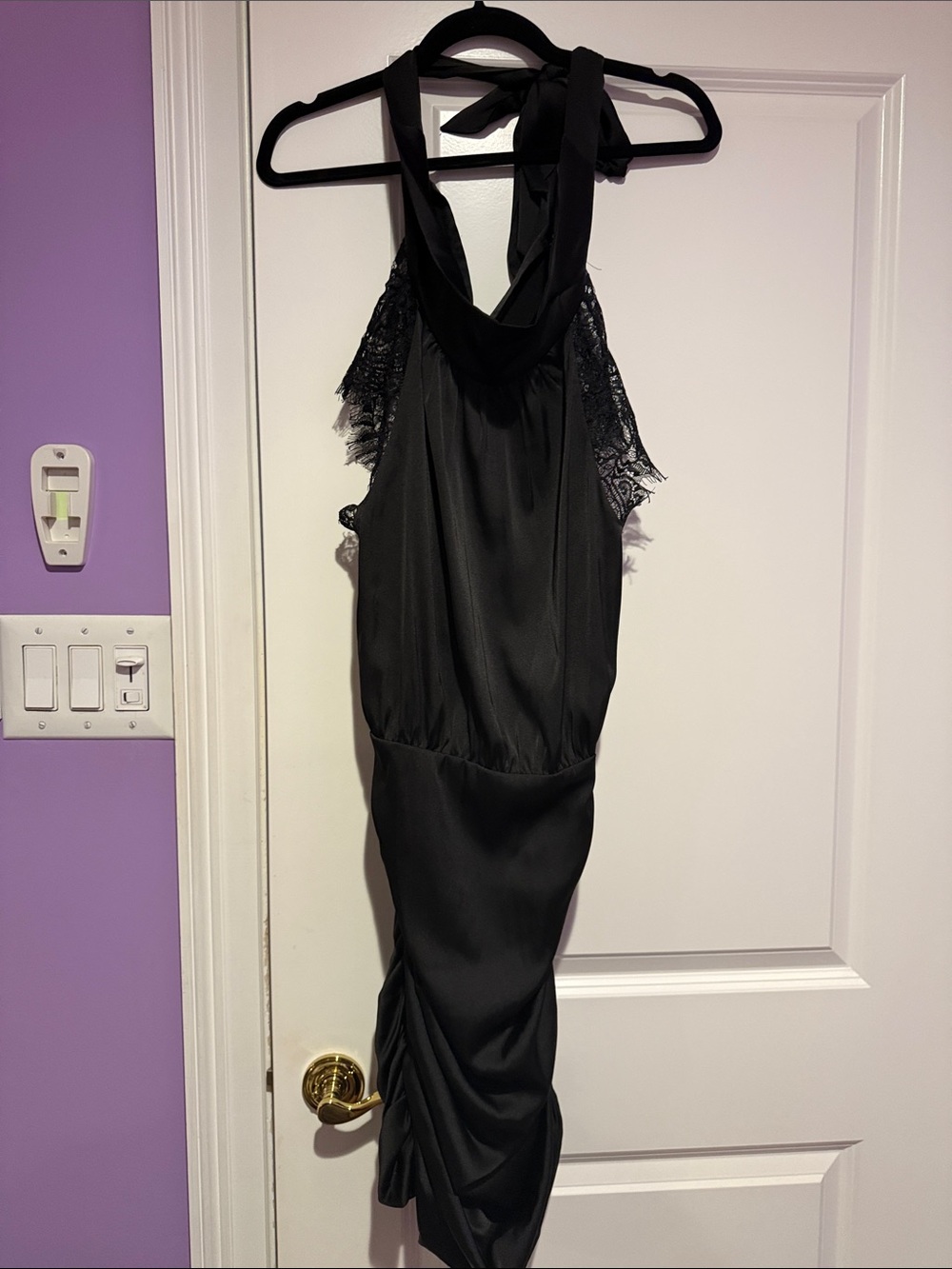 Generation love black halter dress
